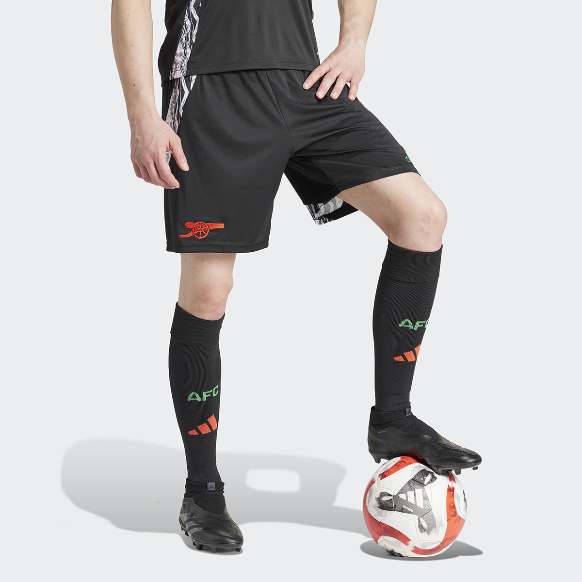 Calções de Homem 2.º Equipamento Arsenal FC 2024-2025 Preto-5