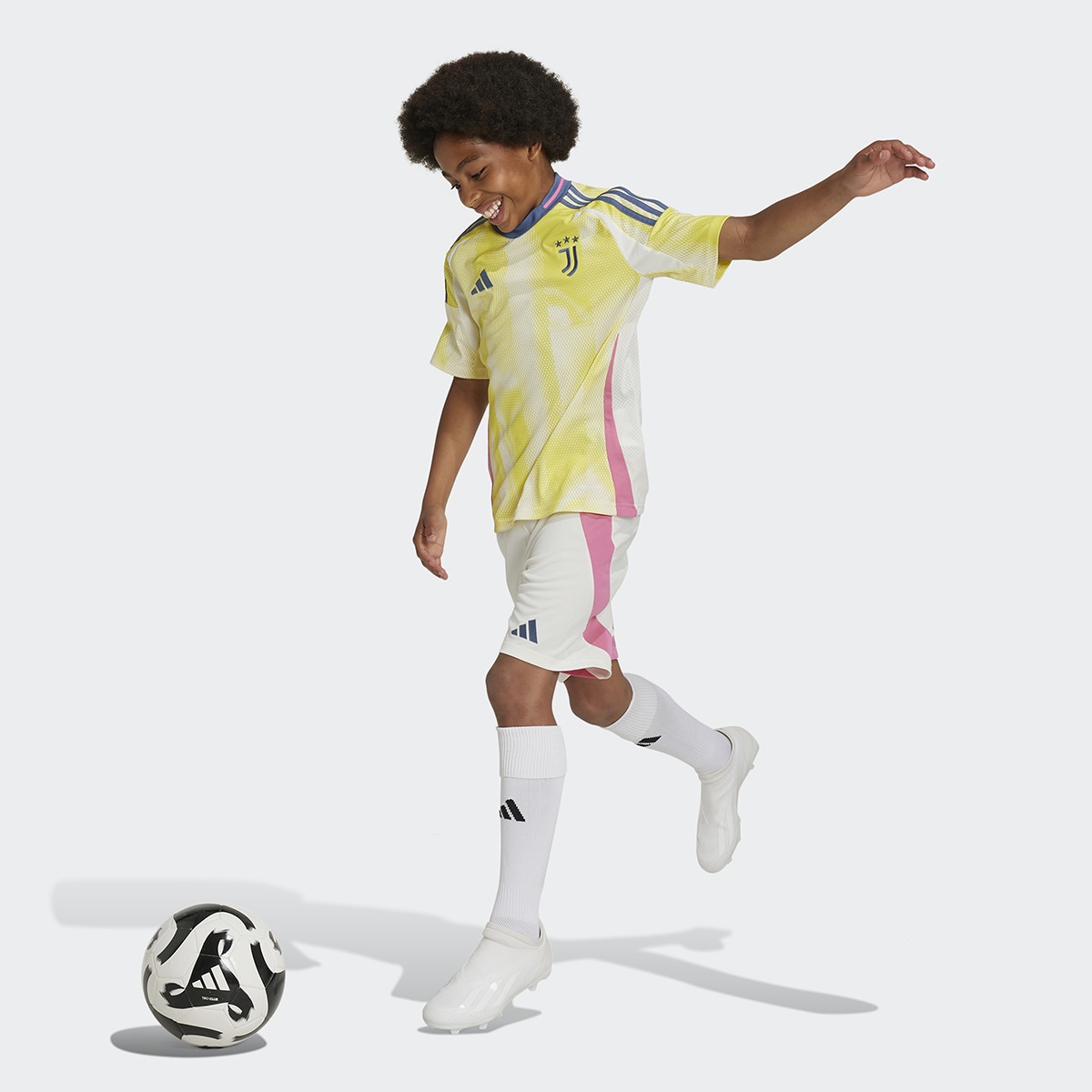 T-shirt de Criança 2.º Equipamento Juventus FC 2024-2025 Amarelo-5
