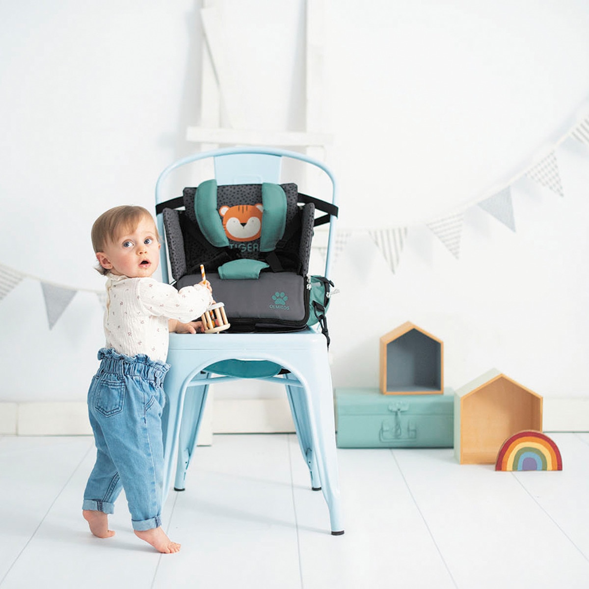 Asiento elevador pockets Gris-11