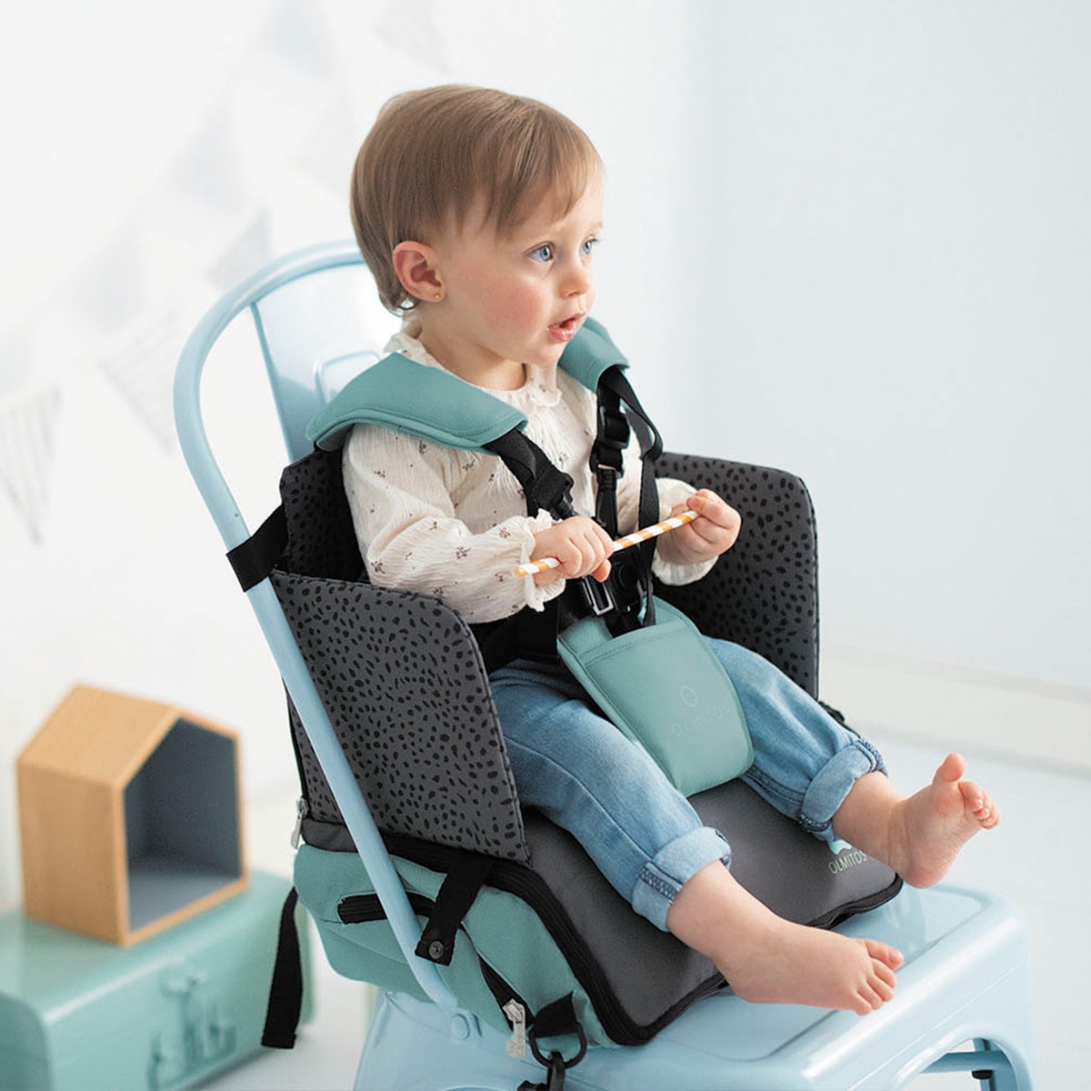 Asiento elevador pockets Gris-9