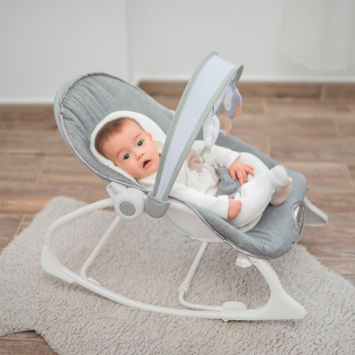 Hamaca multifunción Gris-7