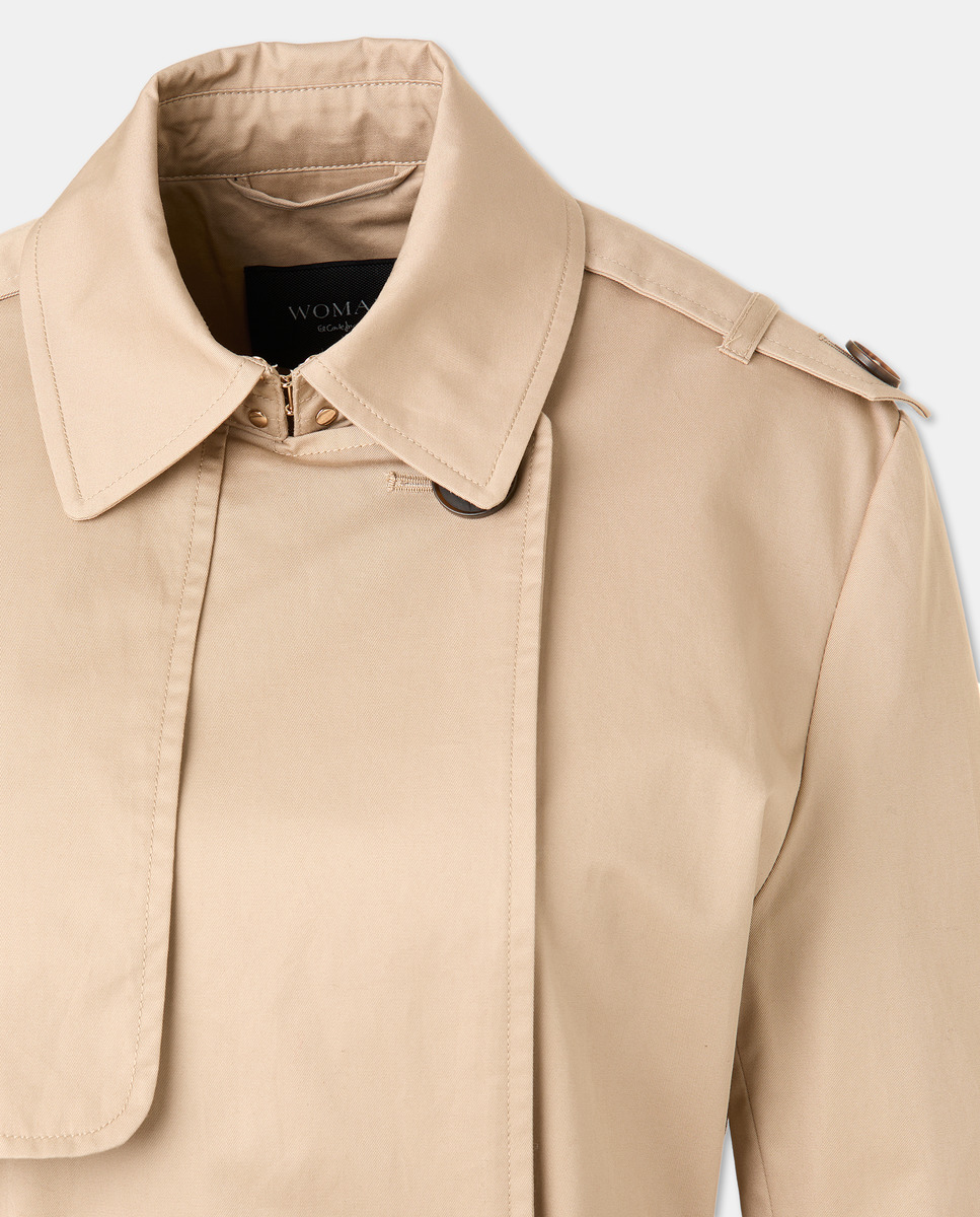 Gabardine Clássica Bege-5
