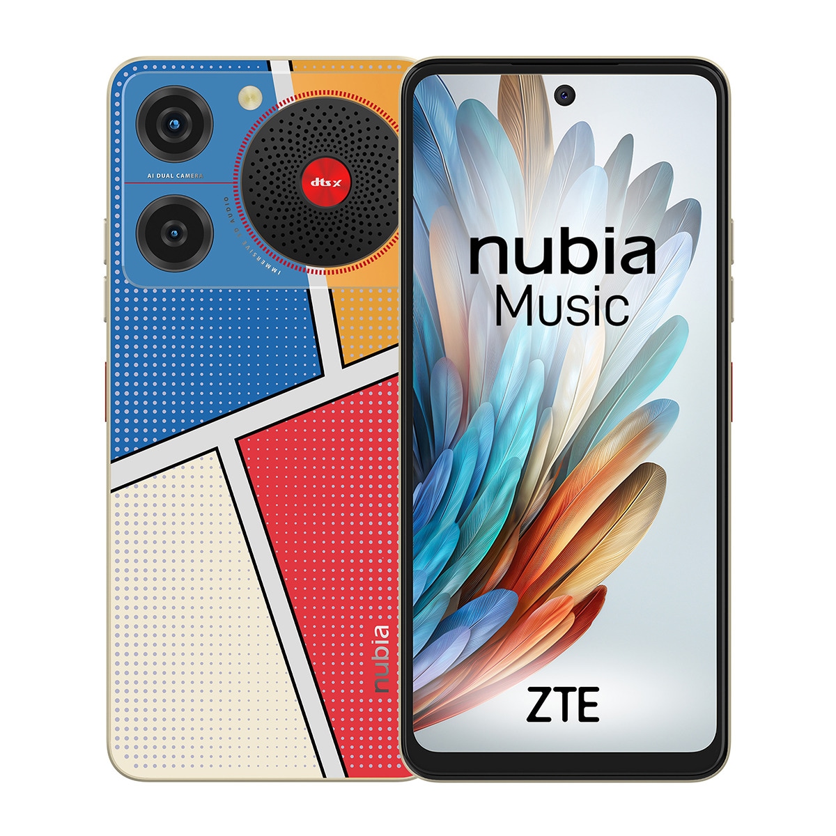 ZTE nubia Music 4GB + 128GB móvil libre Multicolor-1