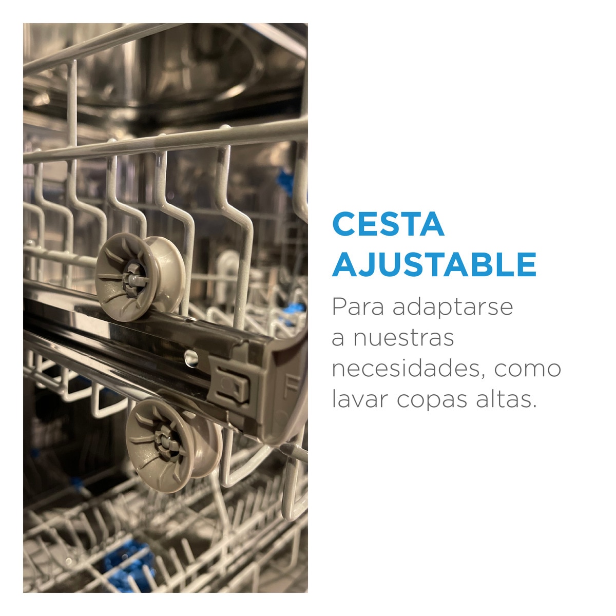 Lavavajillas Midea 14 servicios, Media bandeja para cubiertos, 60 cm - MDWPF1433CW-W-EU Blanco-12