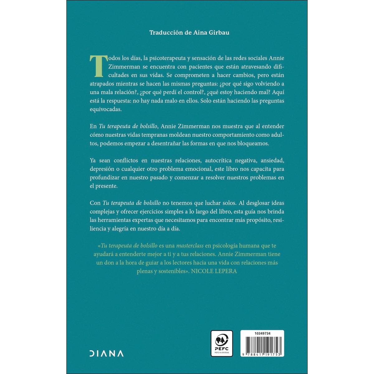 Tu terapeuta de bolsillo: Libérate de viejos patrones y transforma tus relaciones  (Tapa blanda con solapas) 2