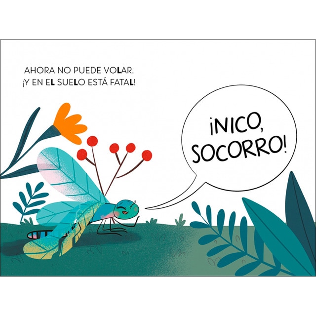 El unicornio de las letras 1 - Una libélula sin volar y un invento genial: Aprender a leer con MAYÚSCULAS (a partir de 5 años)  (Tapa blanda) 5
