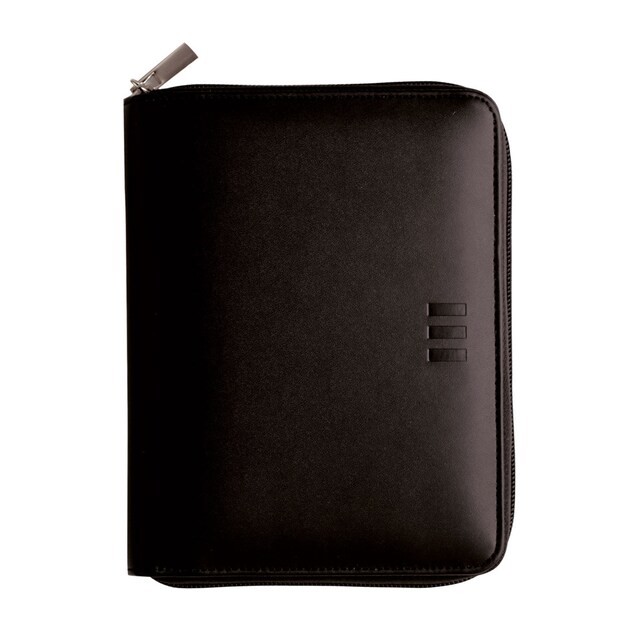 Imagen 0 de Agenda anillas año 2025 Open Cremallera Clan 500-117x181 mm semana vista vertical Finocam negro