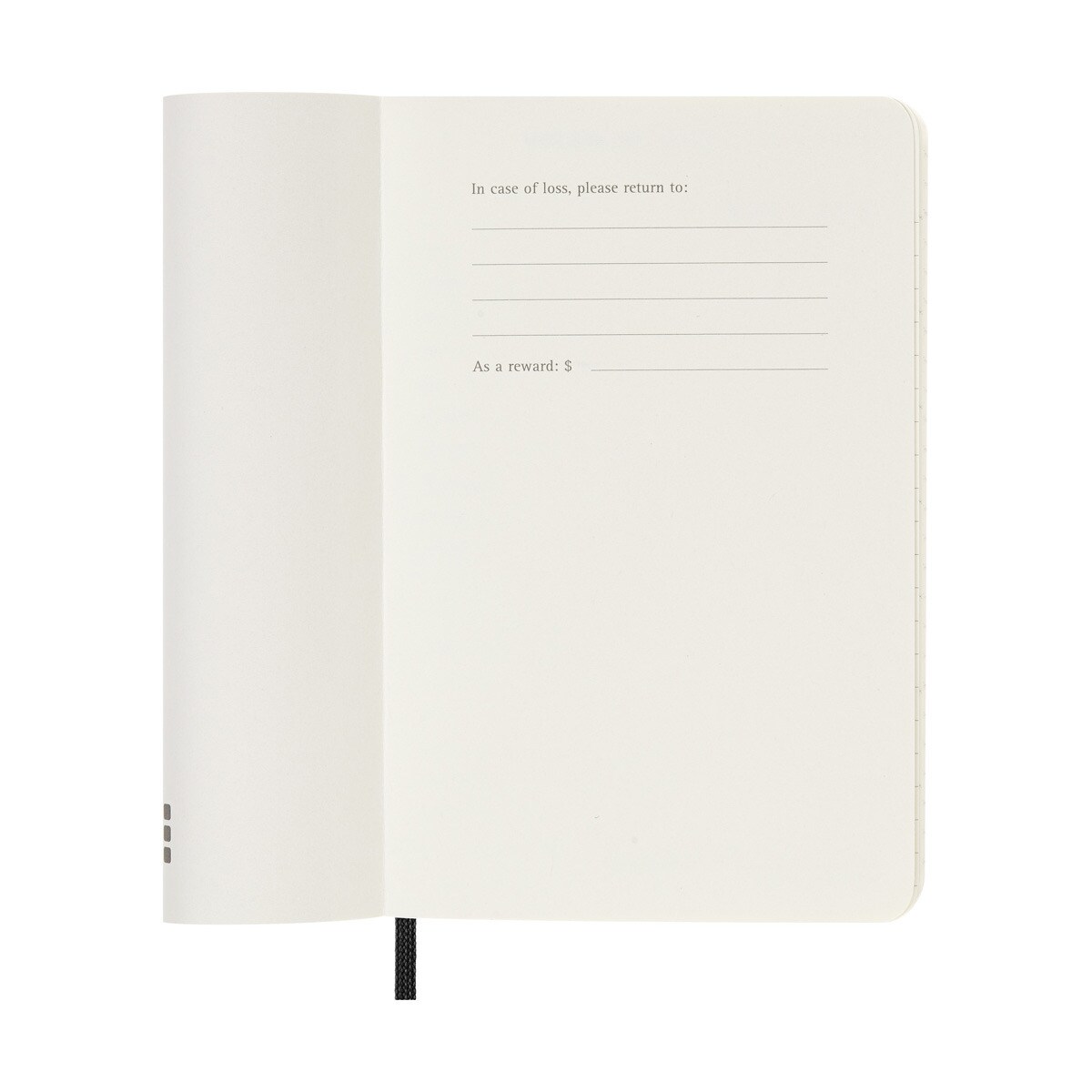 Agenda pocket 2025 semana vista horizontal tapa blanda Moleskine negro en inglés Negro-3