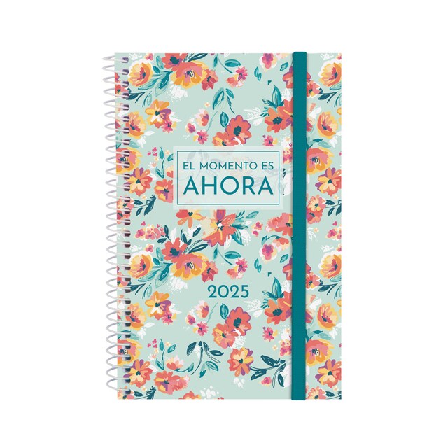 Imagen 0 de Agenda año 2025 Espiral Trendy Design Collection E5-117x181 mm semana vista horizontal Ahora Finocam multicolor multilingüe