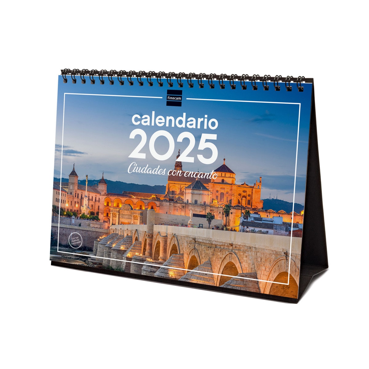 Calendario sobremesa año 2025 Imágenes S-210x150 mm Ciudades Finocam Multicolor-1