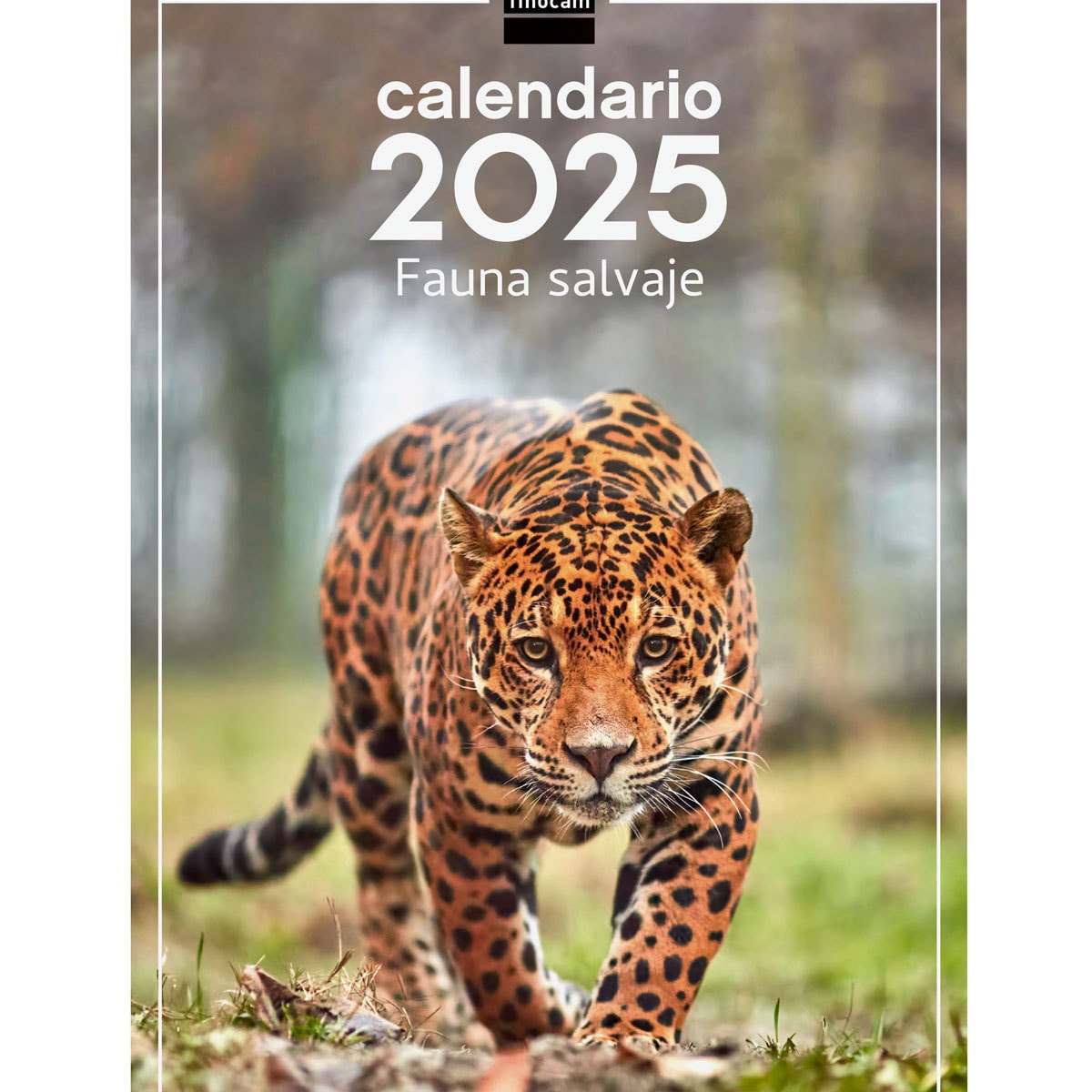 Calendario pared año 2025 Imágenes 250x400 mm Fauna Salvaje Finocam Multicolor-1