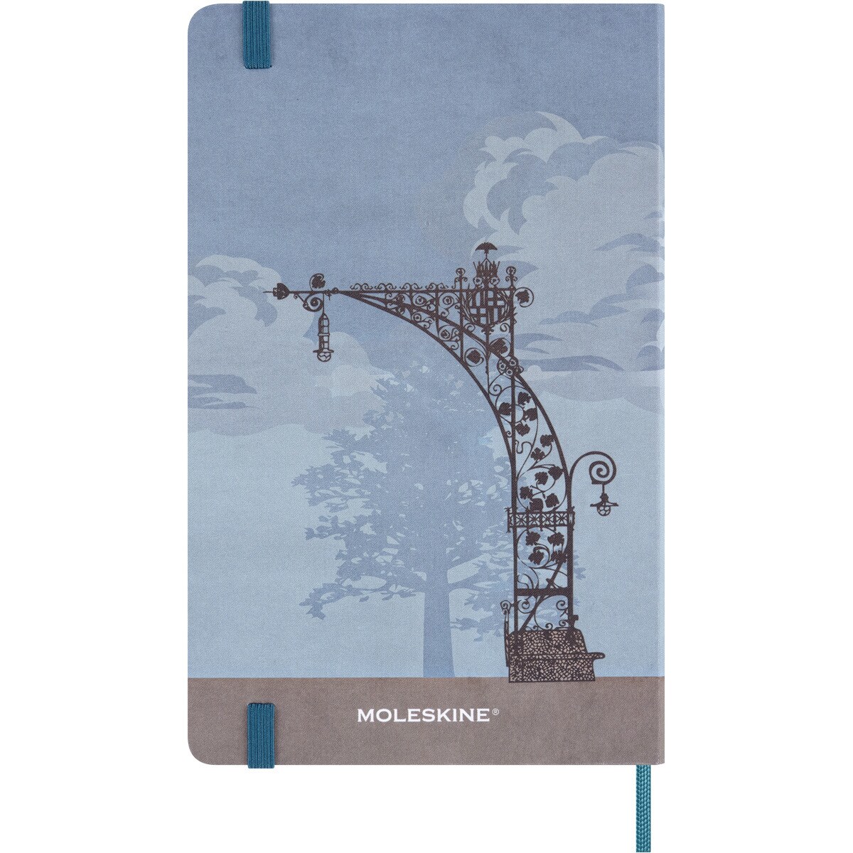 Estojo de coleção com caderno grande de linhas com capa dura, edição limitada Casa Batlló Moleskine multicor e canetas Kaweco azul Multicolor-5