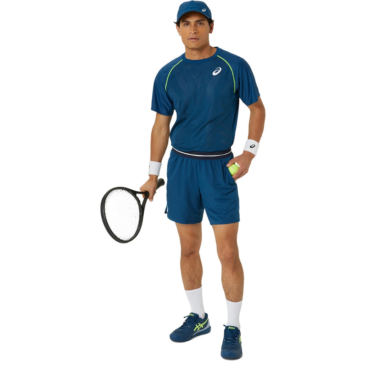 T-shirt de Ténis de Homem Men Match Actibreeze SS TOP Azul-7