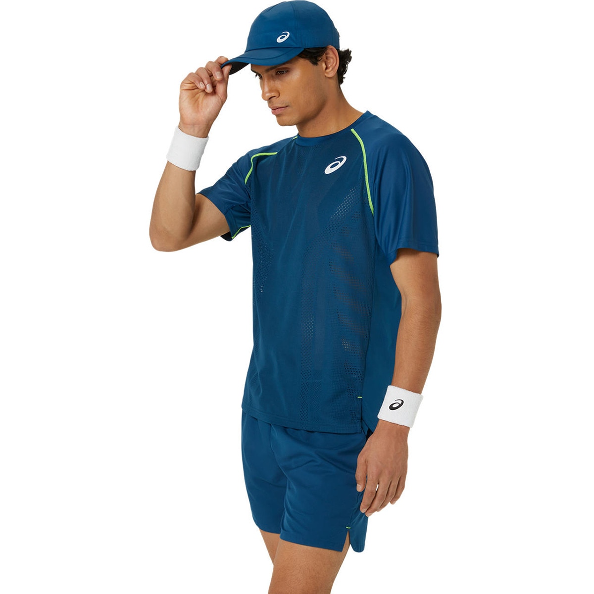 T-shirt de Ténis de Homem Men Match Actibreeze SS TOP Azul-3