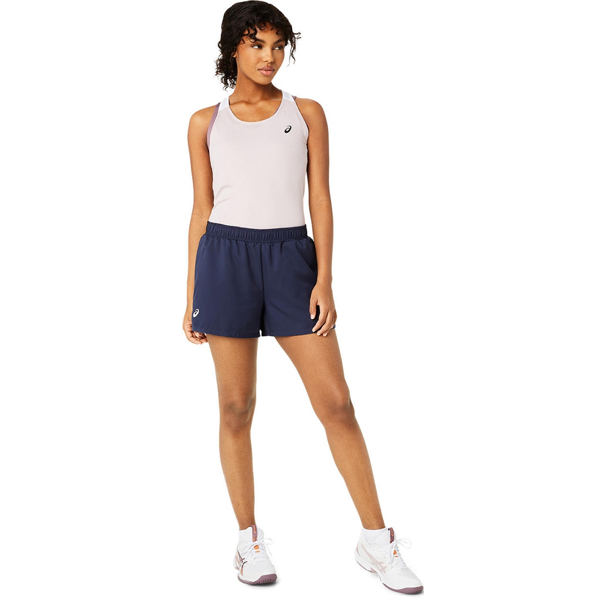 T-shirt de Ténis de Mulher Women Court Tank Rosa / Branco-6