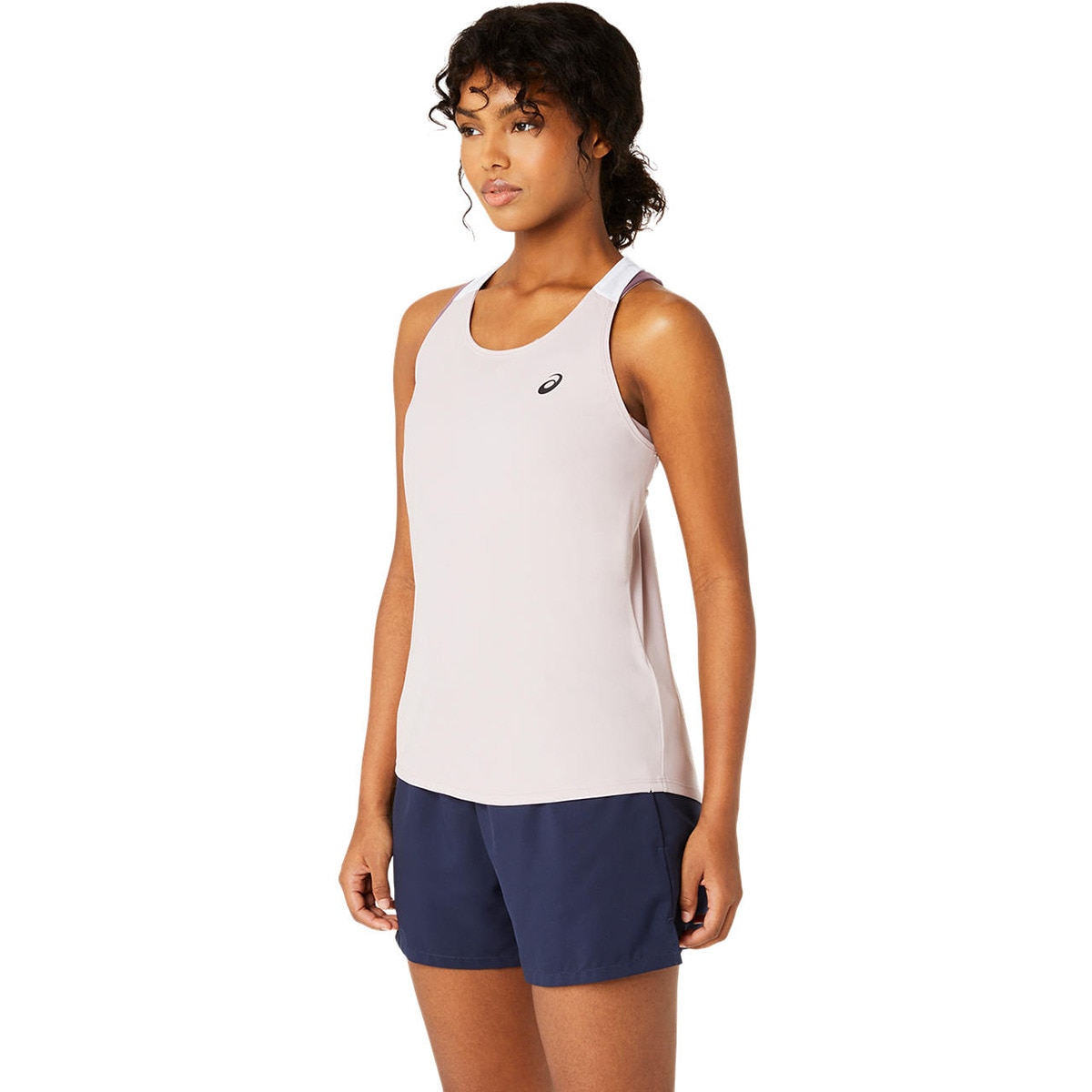 T-shirt de Ténis de Mulher Women Court Tank Rosa / Branco-3