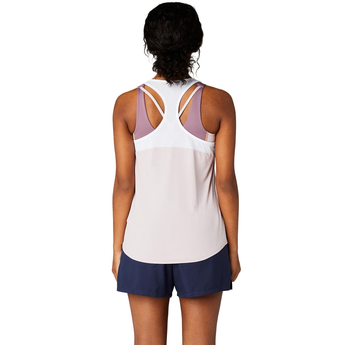 T-shirt de Ténis de Mulher Women Court Tank Rosa / Branco-2