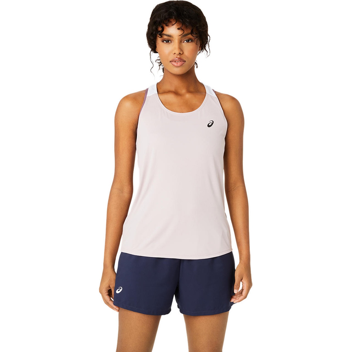 T-shirt de Ténis de Mulher Women Court Tank Rosa / Branco-1