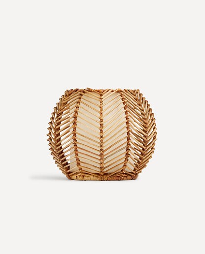 Imagen 0 de Lámpara de mesa de mimbre pequeña Leek El Corte Inglés