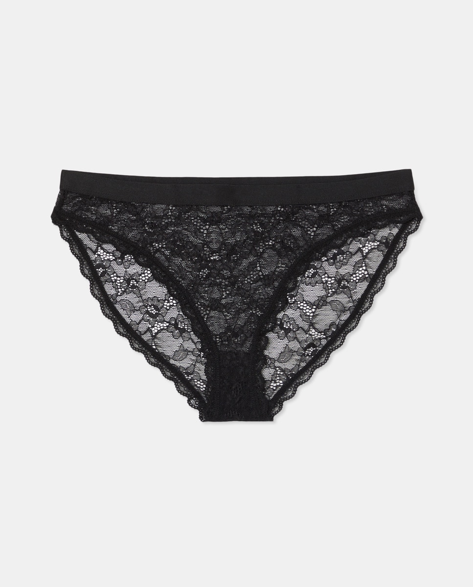 Cueca de Renda Preto-3