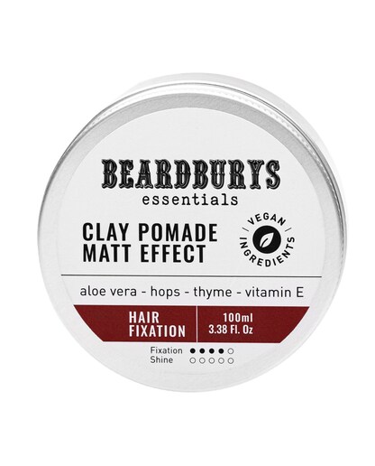 Imagen 0 de Cera mate de fijación fuerte Clay Pomade 100 ml Beardburys Essentials