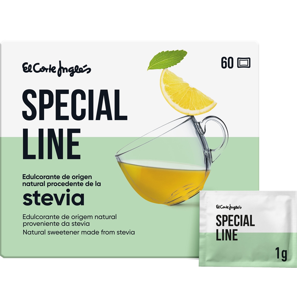 stevia edulcorante en sobres estuche 60 sobres