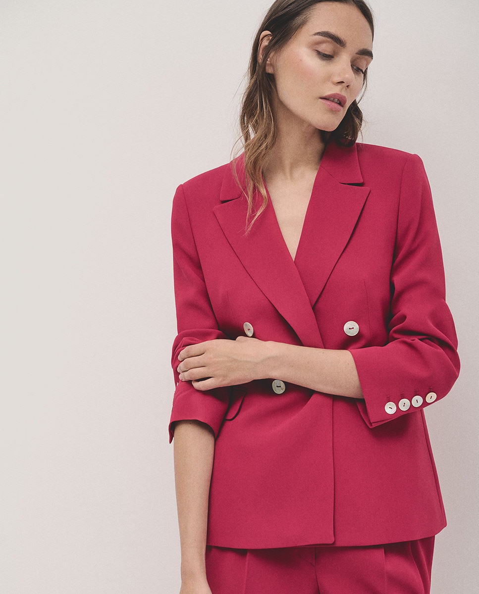 Blazer Ligera Blazer Mujer Woman El Corte Ingles Blazer Roja Mujer