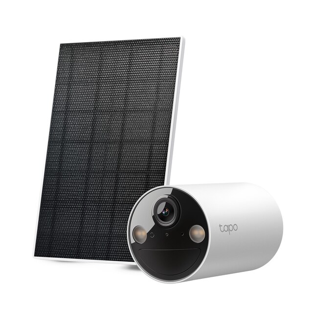 Imagen 0 de Cámara de vigilancia con Panel Solar Tapo TC82 Kit, 2K QHD, Visión Nocturna a Color, Detección Inteligente IA, IP65