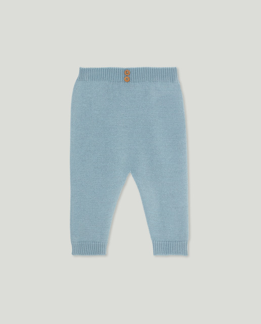 Imagen 0 de Polania de punto para bebé con lazo en cintura