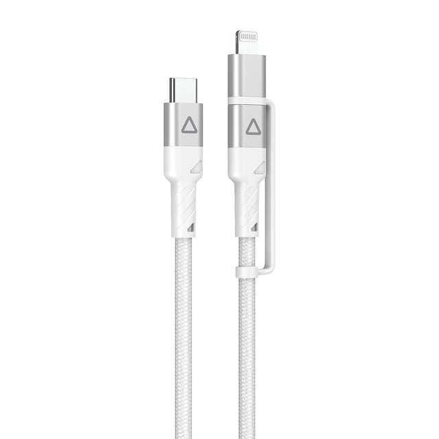 Imagen 0 de Cable Inves LT-CL10 2en1 USB-C a USB-C con adapatador a conector Lightning, 1,5 metros
