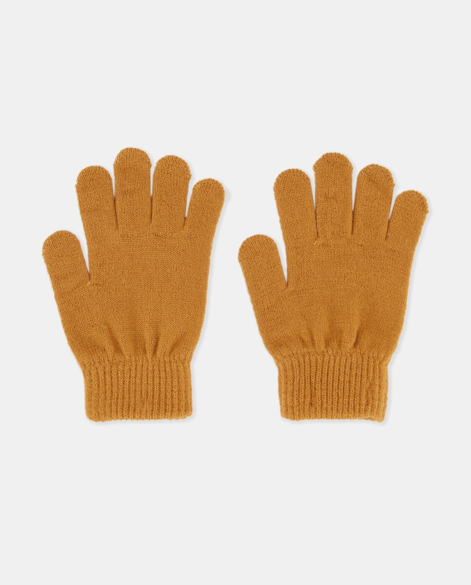 Guantes infantil Mostaza-1