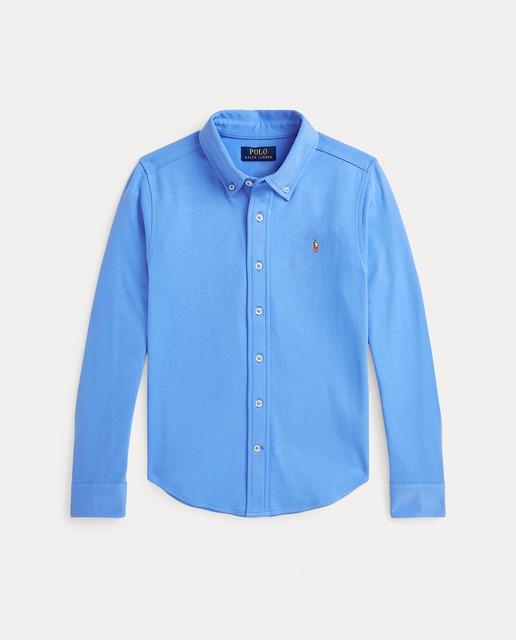Imagen 0 de Camisa de niño interlock en azul