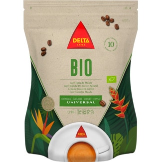 Café Moído Torrado Lote Bio Coffee Moagem Universal Biológico embalagem 220 g - Delta