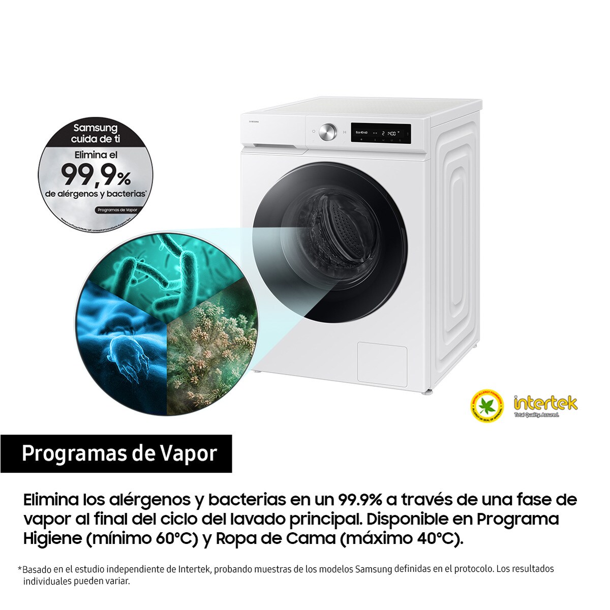 Lavadora Samsung 11kg Programa Super Speed 39 Clase A Blanca WW11DB7B34GWU3 Blanco-7