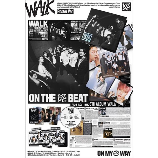 Imagen 0 de WALK - The 6th Album / Poster Ver. (CD)
