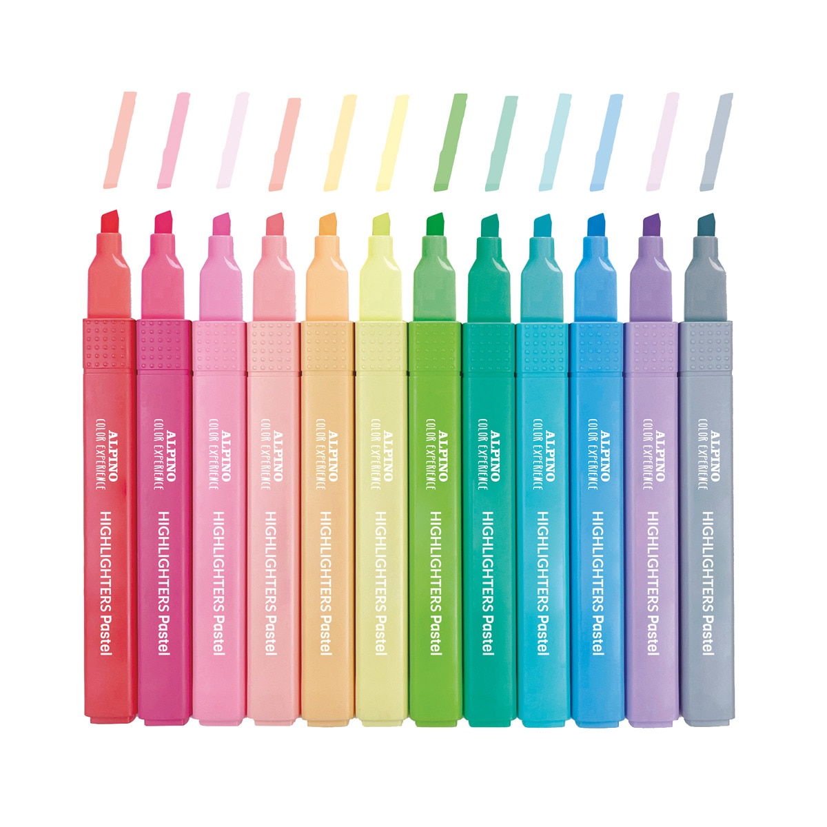 Pack 12 subrayador glitter color experience Alpino Multicolor-2