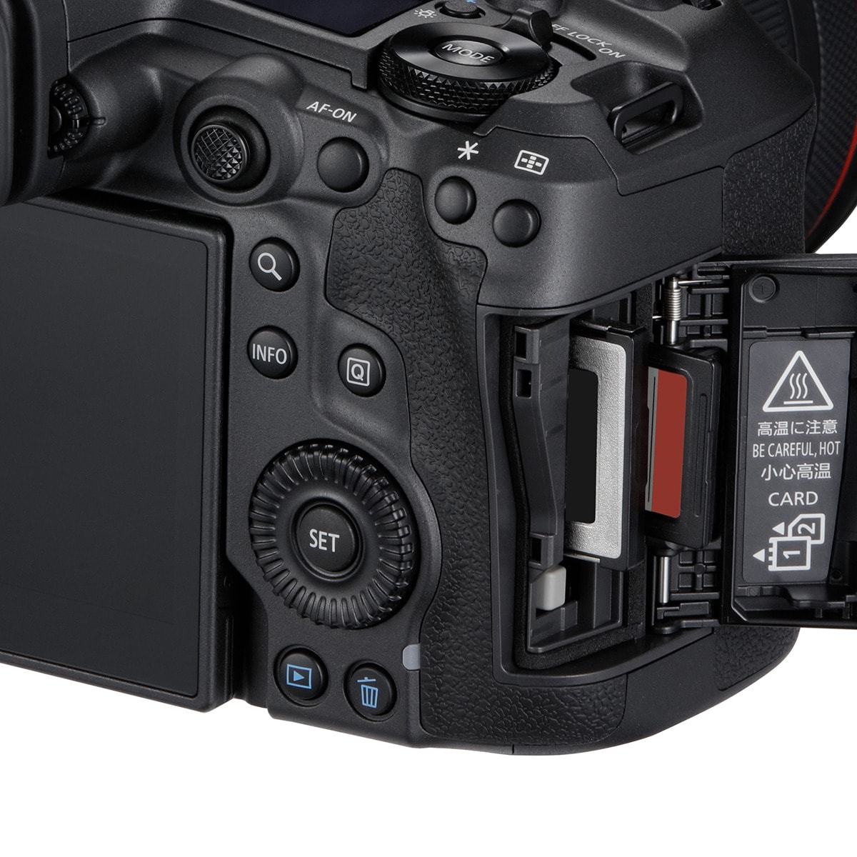 Cámara Evil Canon EOS R5 Mark II con objetivo RF 24-105mm F4L IS USM Negro-8