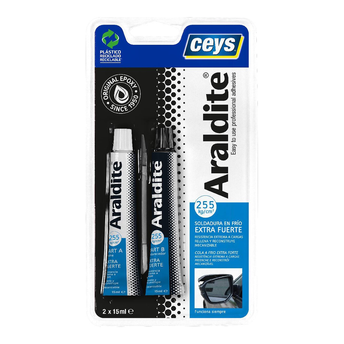 Cola Araldite Epoxi Standard - 15 + 15 ml Branco-1