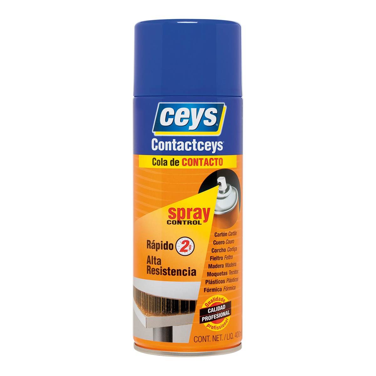 Cola de Contacto de Uso Geral em Spray 400 ml Mel-1