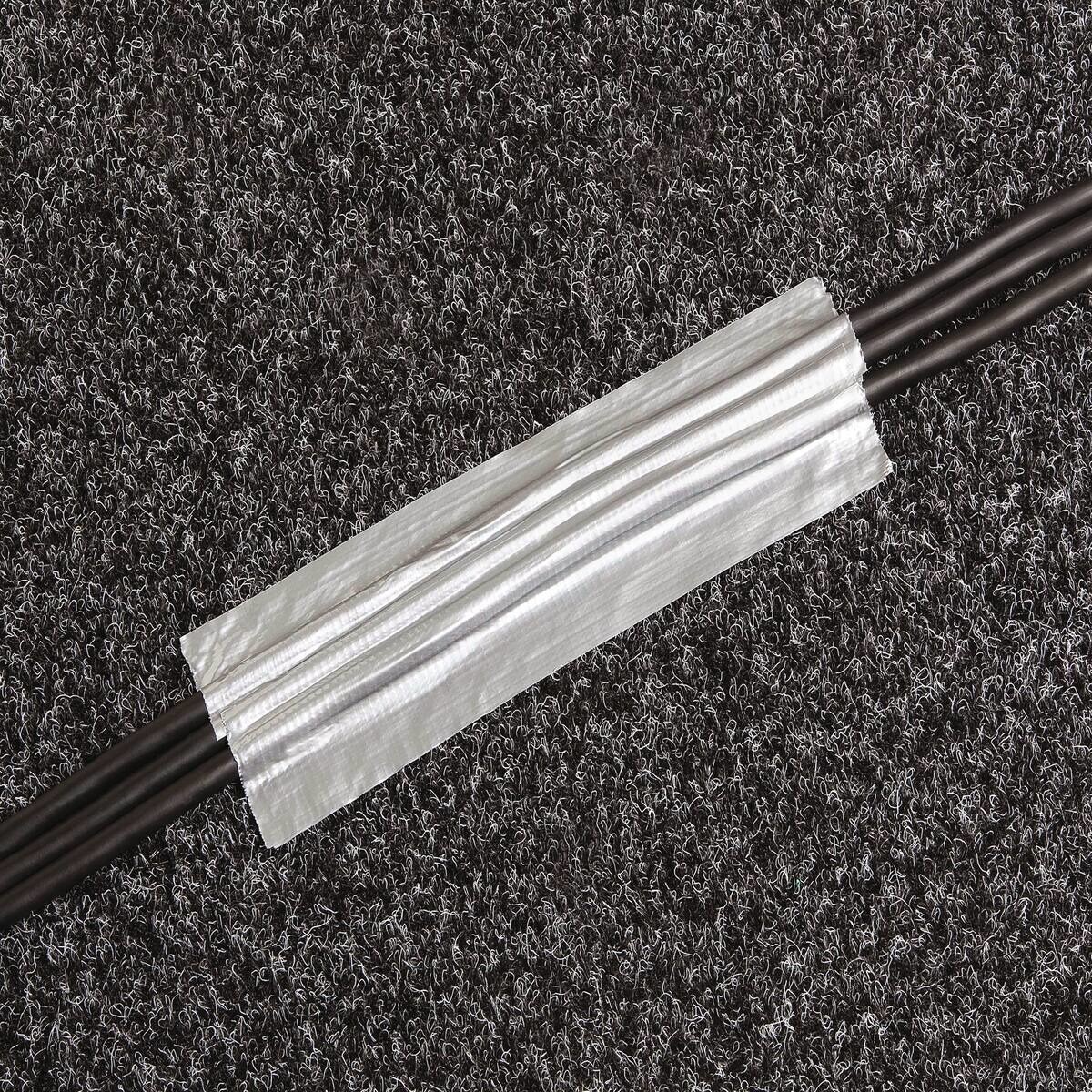 Cinta Americana Extra Resistente 25 m Plata-2