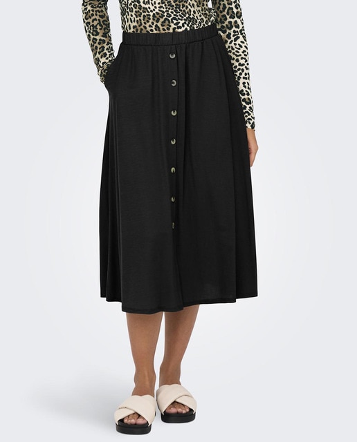 Imagen 0 de Falda midi fluida