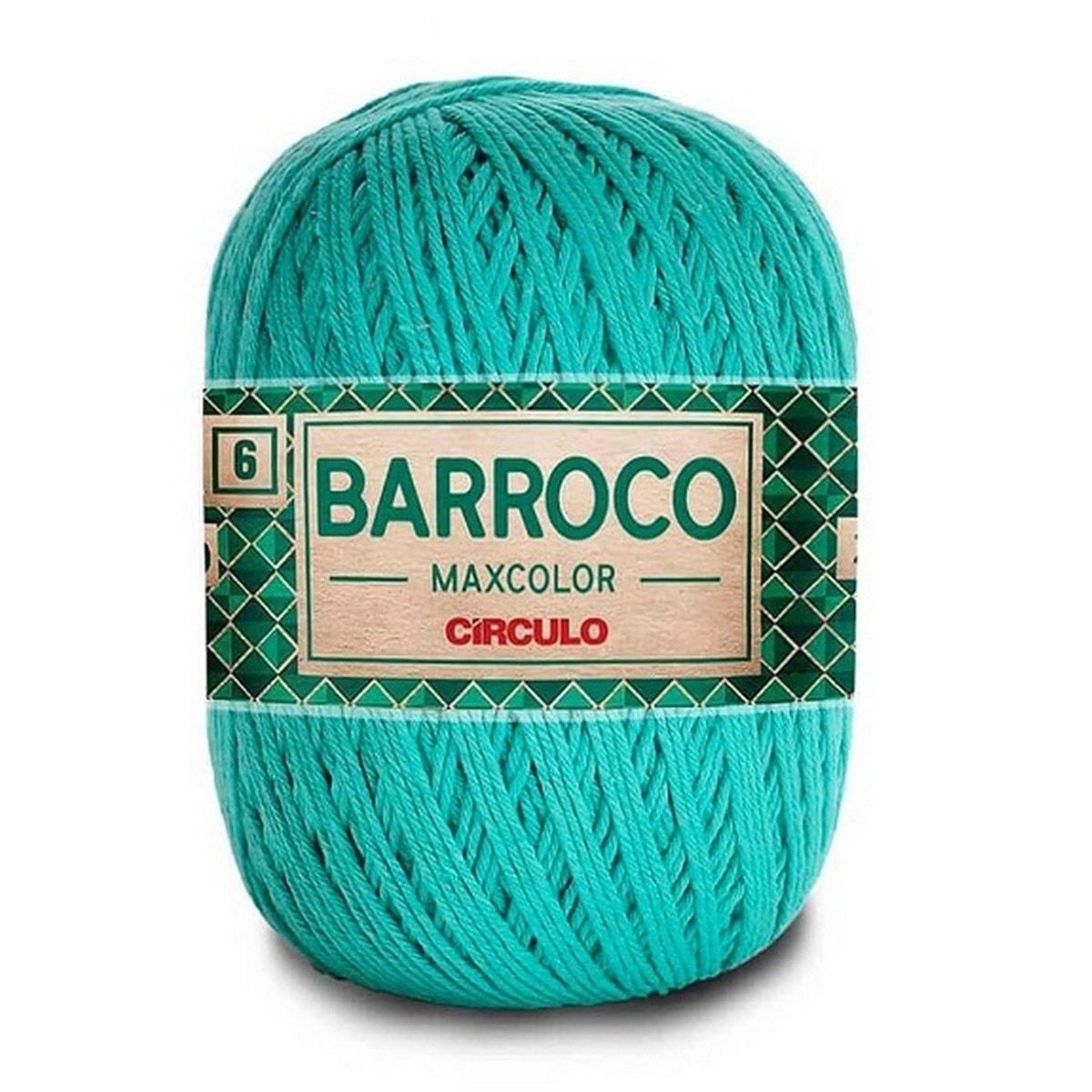 Novelo de Fio Maxcolor 6 Verde Tiffany-1
