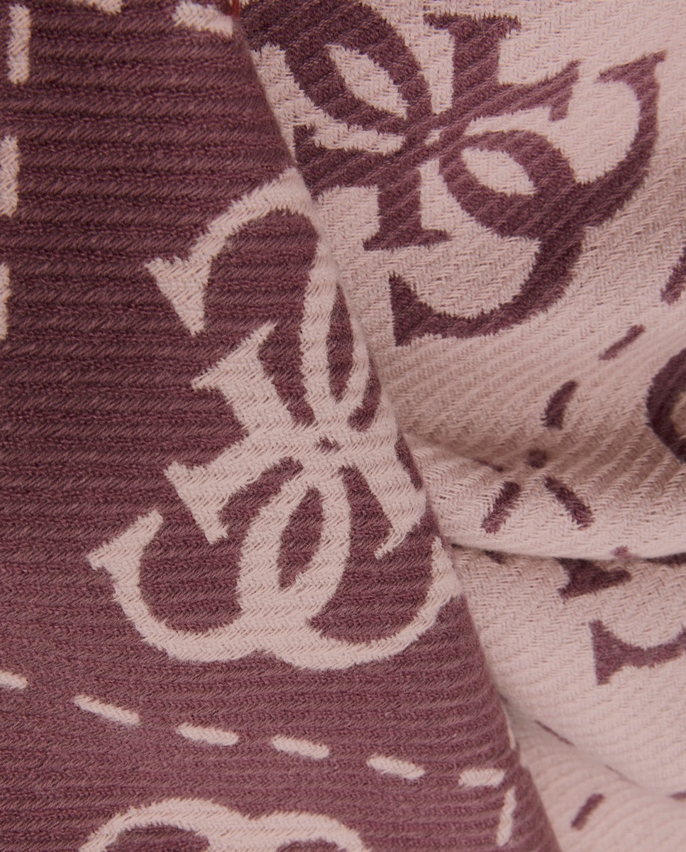 Écharpe Estampada Bordeaux-4