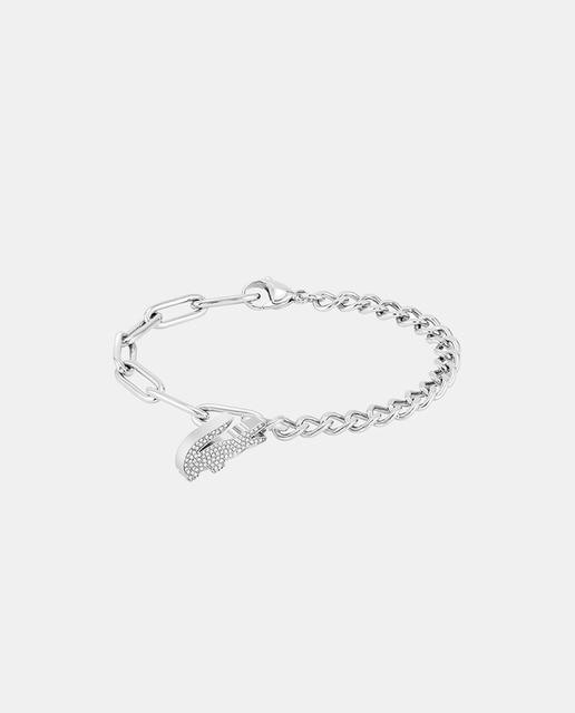Imagen 0 de Pulsera Crocodile de acero y cristal