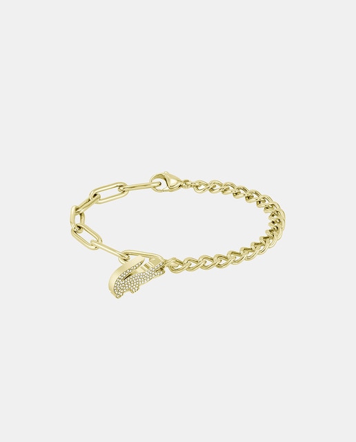 Imagen 0 de Pulsera Crocodile de acero y cristal