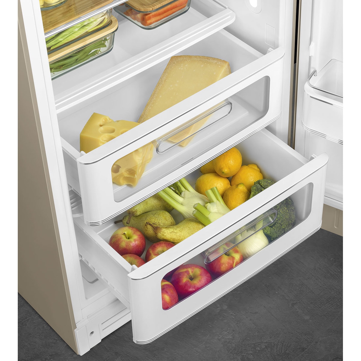 Frigorífico 1 puerta Smeg con apertura derecha - FAB28RDPP5 Gris-5