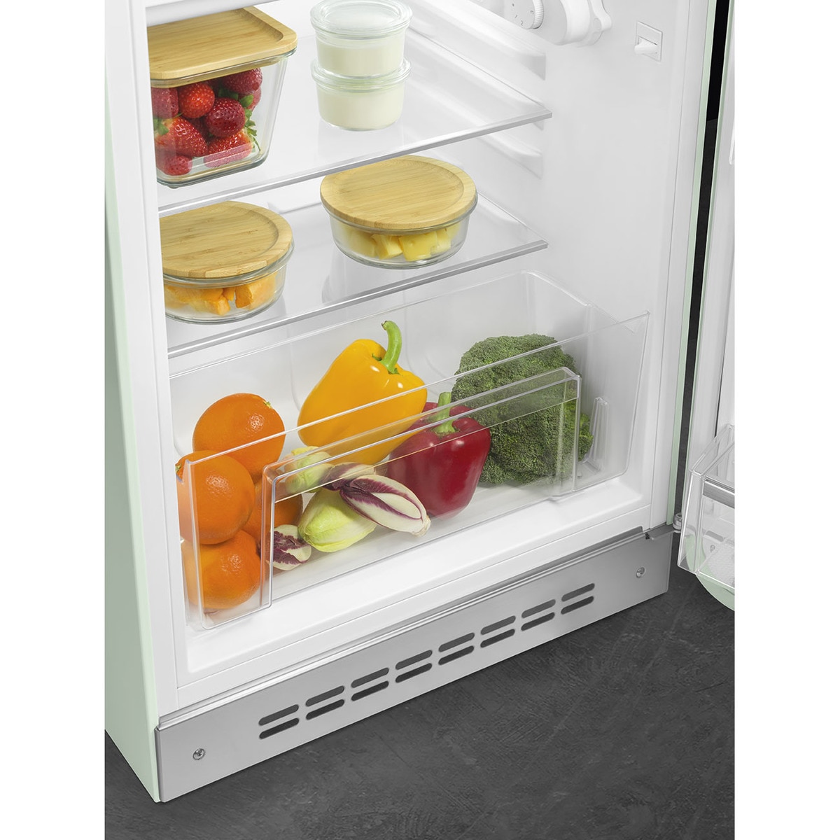 Frigorífico 1 puerta Smeg frío Estático - FAB10RPG6 Verde / Agua-10
