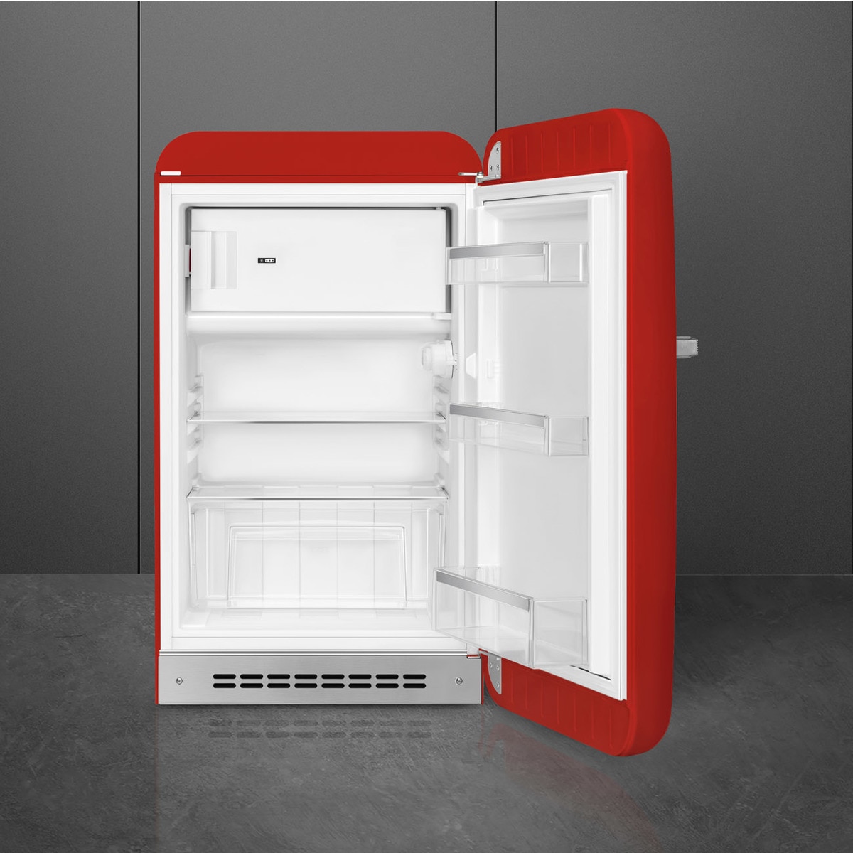 Frigorífico 1 puerta Smeg con apertura derecha, Estático - FAB10RRD6 Rojo-2