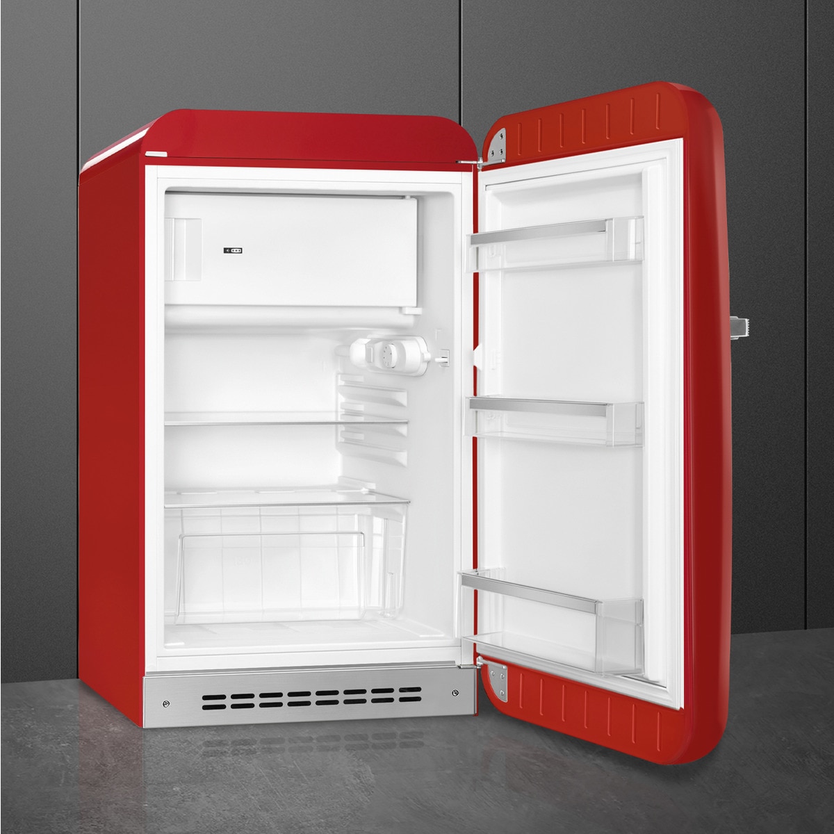 Frigorífico 1 puerta Smeg con apertura derecha, Estático - FAB10RRD6 Rojo-3