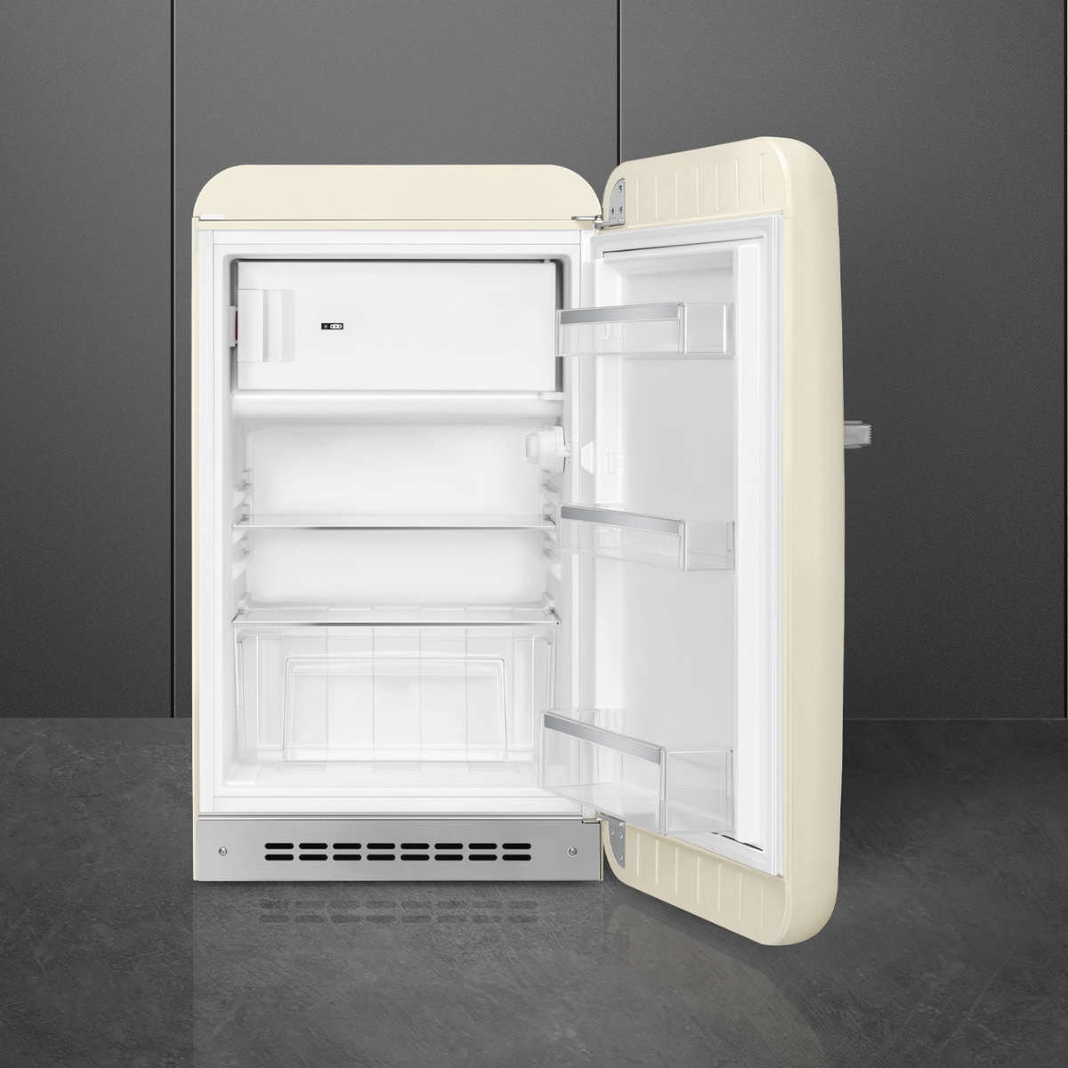 Frigorífico 1 puerta Smeg con apertura derecha, Estático - FAB10RCR6 Crema-2